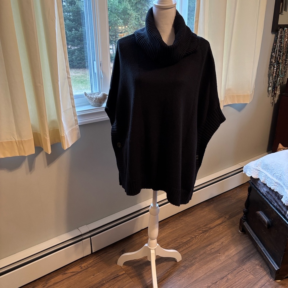 Old Navy Black Cowl Neck Sweater
